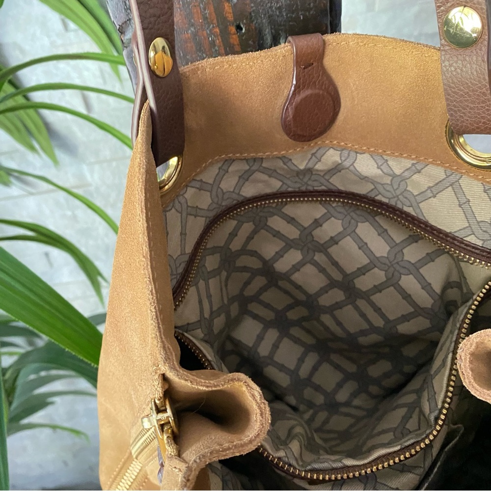 UGG Chestnut Suede “Sheldon” Tote Bag - Picture 12 of 14